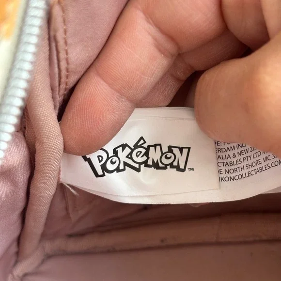 Loungefly Pokemon Eevee Mini Backpack Cream Floral Allover Print Bag FLAW - Picture 13 of 13